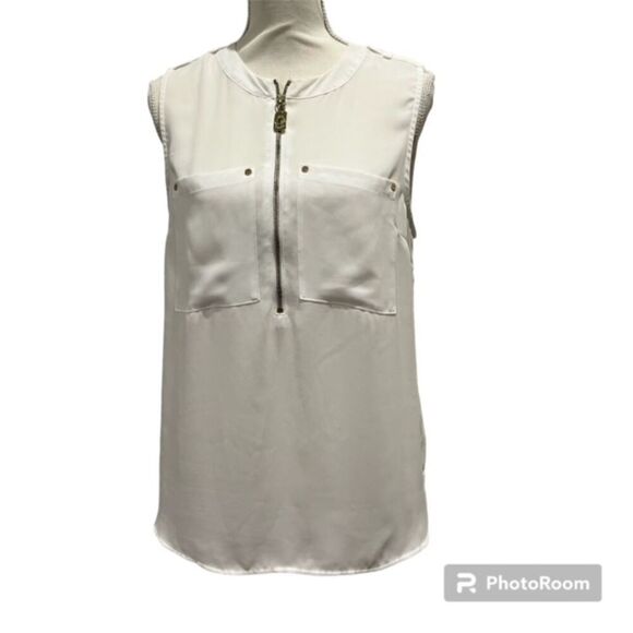 MICHAEL Michael Kors Tops - Michael Kors Women's Sleeveless Top White Size Medium